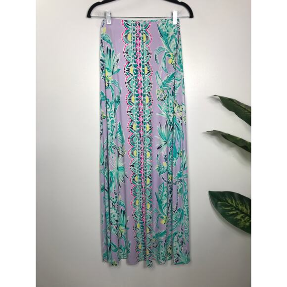 Lilly Pulitzer Stretch Suri Maxi Skirt Airy Resort Vacation Summer Women's XS - Picture 2 of 10